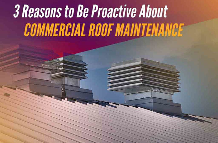 3 Reasons To Be Proactive About Commercial Roof Maintenance